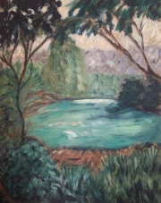Dream Pond- Acrylic -Canvas- 28 x 22- $700.00